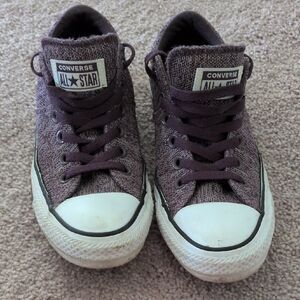 Converse Kids Sneakers in Purple Knit